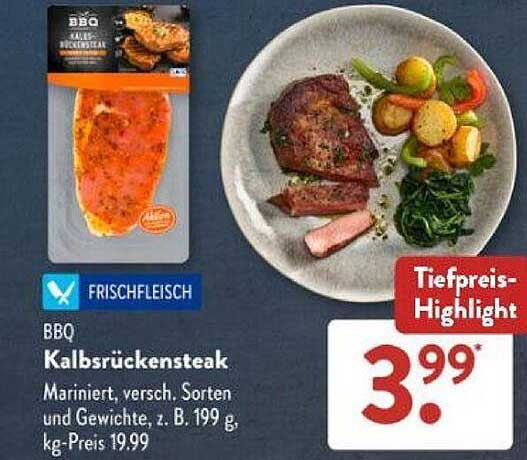 Kalbsrückensteak