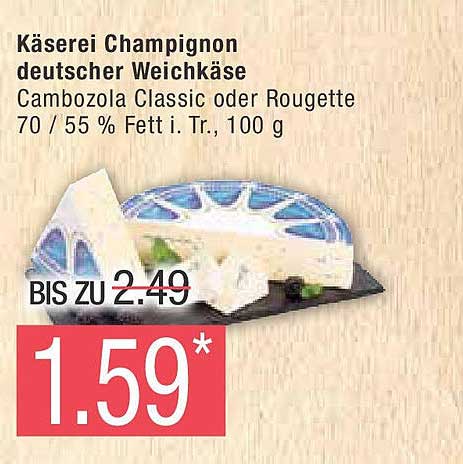 Käserei Champignon deutscher Weichkäse