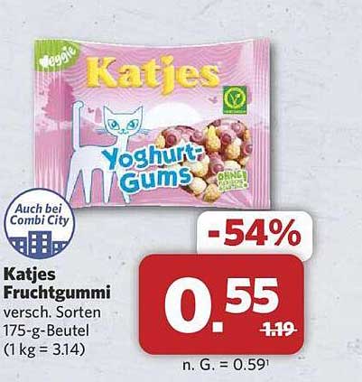 Katjes Fruchtgummi Yoghurt-Gums