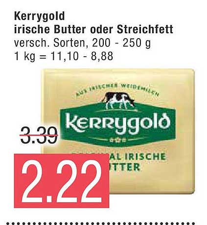 Kerrygold irische Butter oder Streichfett