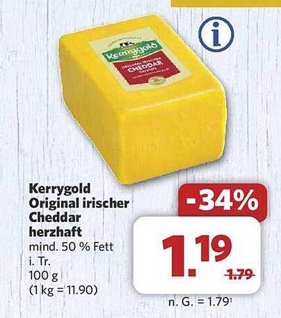 Kerrygold Original irischer Cheddar herzhaft