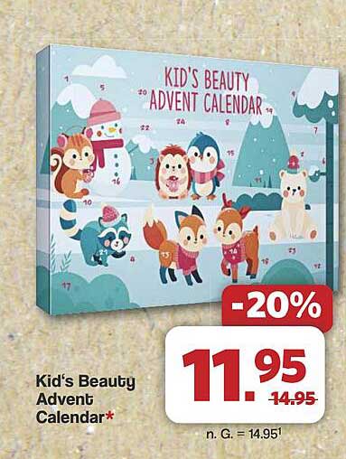 Kid's Beauty Advent Calendar