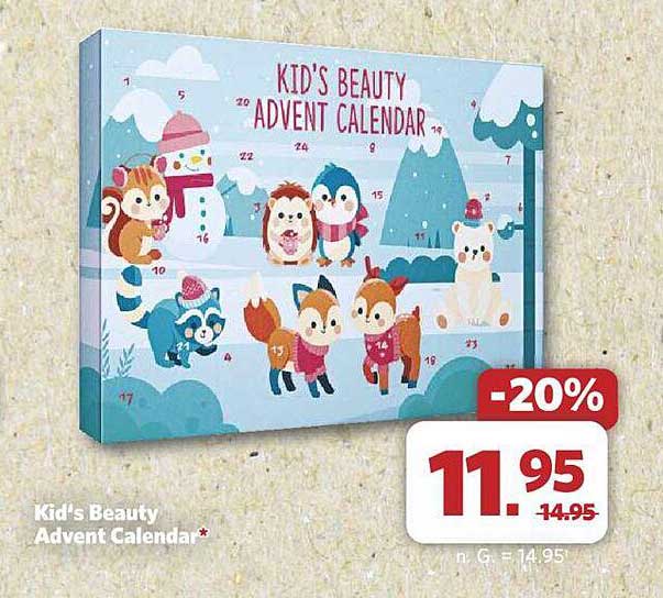 Kid's Beauty Advent Calendar