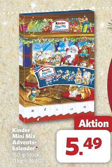 Kinder Mini Mix Adventskalender