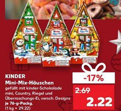 KINDER Mini-Mix-Häuschen