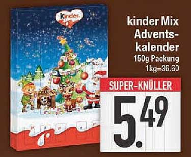 kinder Mix Adventskalender