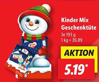 Kinder Mix Geschenktüte