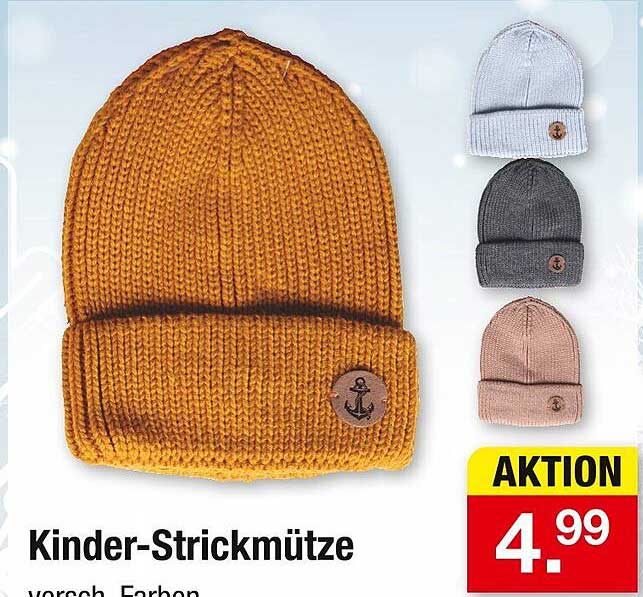 Kinder-Strickmütze