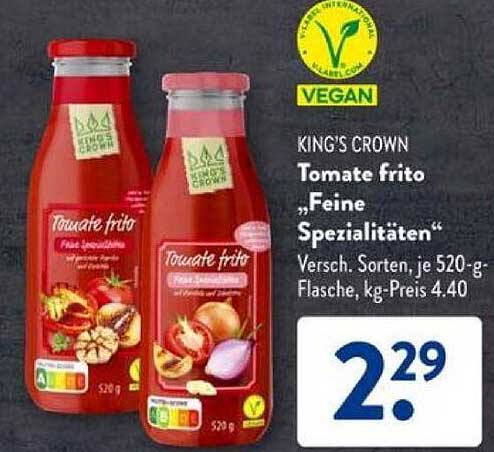 King's Crown Tomate frito „Feine Spezialitäten“