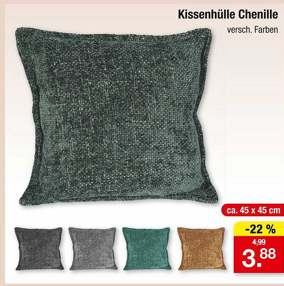 Kissenhülle Chenille