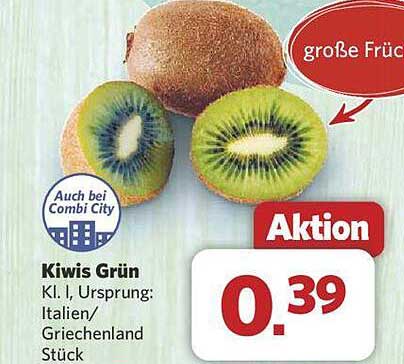 Kiwis Grün