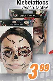 Klebepartys Tattoos verschiedenen Motive