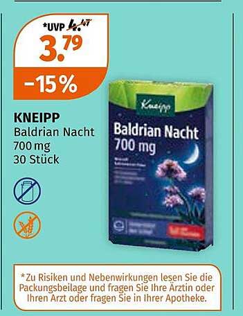 KNEIPP Baldrian Nacht 700 mg