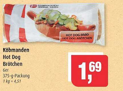 Köbmanden Hot Dog Brötchen