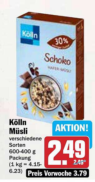 Kölln Schoko Hafer-Müsli