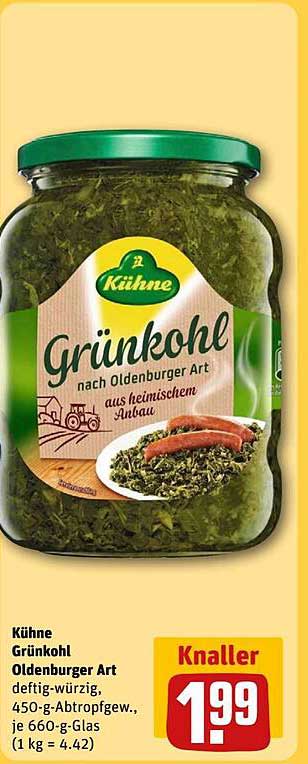 Kühne Grünkohl nach Oldenburger Art