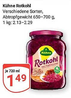 Kühne Rotkohl