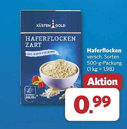 KÜSTEN GOLD HAFERFLOCKEN ZART