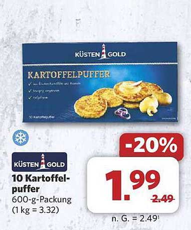 KÜSTEN GOLD KARTOFFELPUFFER