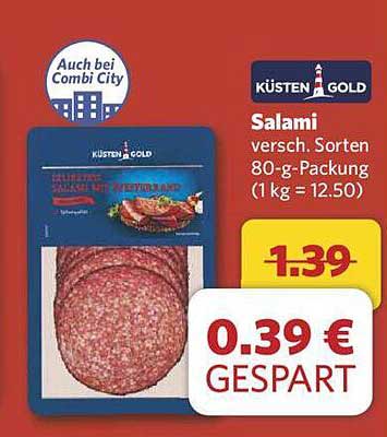 KÜSTEN GOLD Salami verschied. Sorten