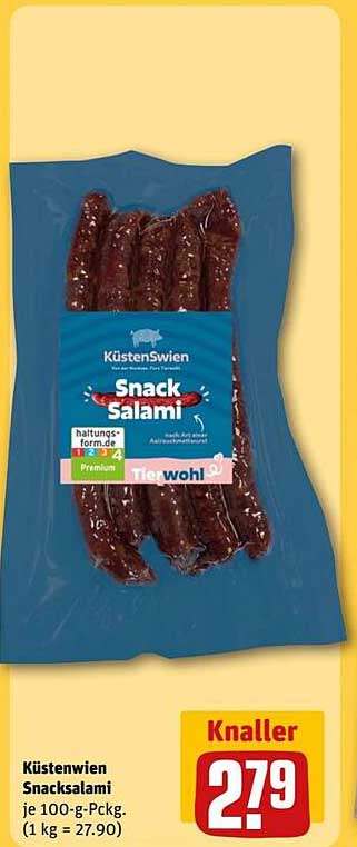 Küstenwien Snacksalami