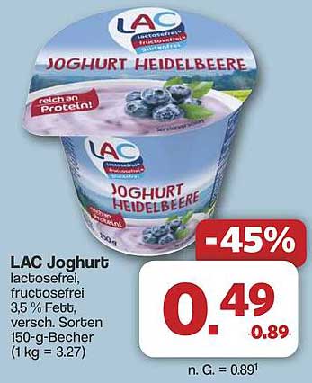 LAC Joghurt Heidelbeere