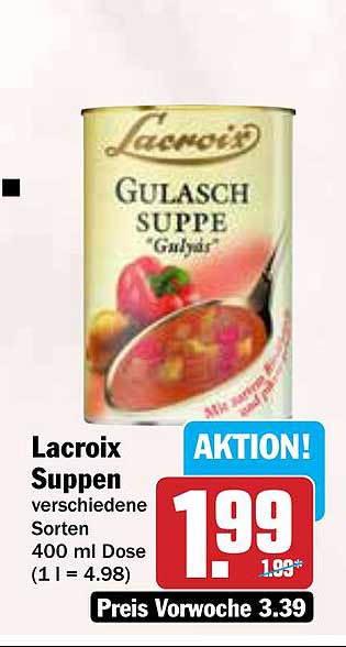 Lacroix Gulasch Suppe