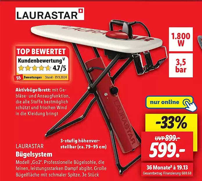 LAURASTAR Bügel-System