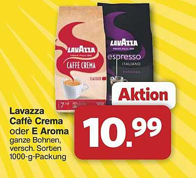 Lavazza Caffè Crema oder E Aroma