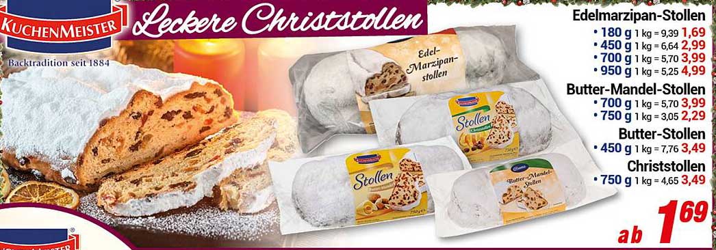 Leckere Christstollen