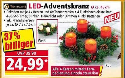 LED-Adventskranz