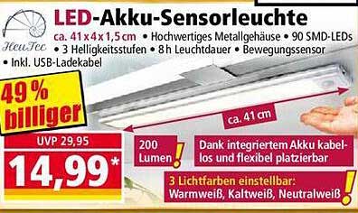 LED-Akku-Sensorleuchte