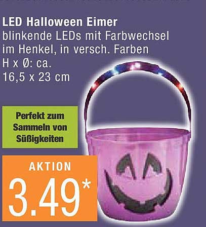 LED Halloween Eimer