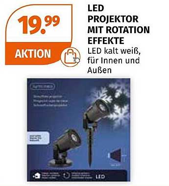 LED PROJEKTOR MIT ROTATION EFFEKTE