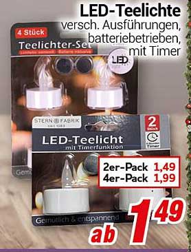 LED-Teelichte