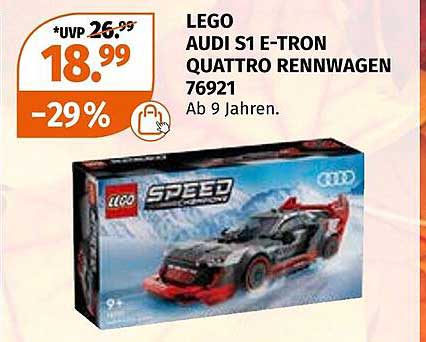 LEGO AUDI S1 E-TRON QUATTRO RENNWAGEN 76921