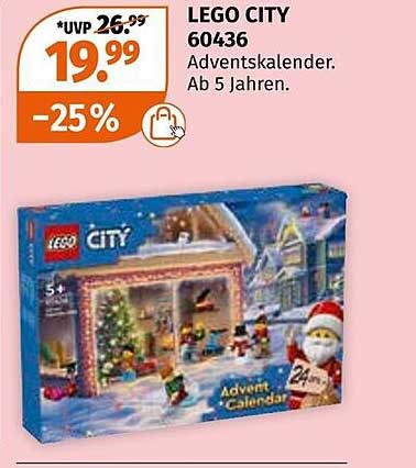 LEGO CITY 60436 Adventskalender