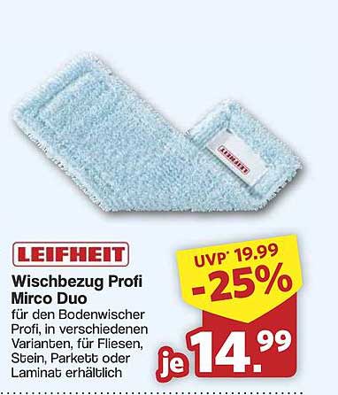 LEIFHEIT Wischbezug Profi Mirco Duo