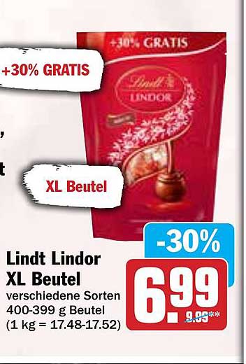 Lindt Lindor XL Beutel