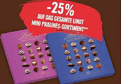 Lindt Mini Pralines-Sortiment