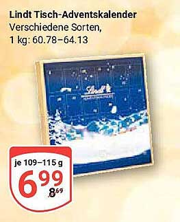 Lindt Tisch-Adventskalender