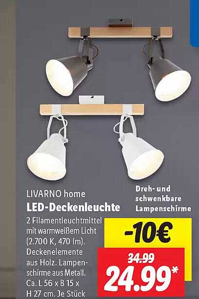 LIVARNO home LED-Deckenleuchte