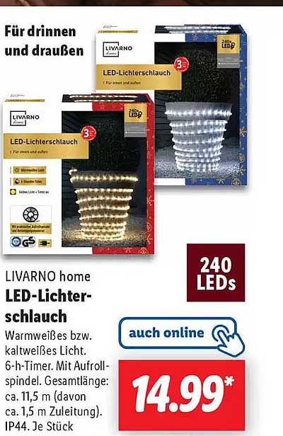 LIVARNO home LED-Lichter schlauch