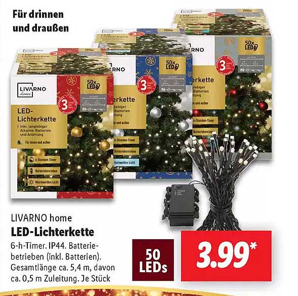 LIVARNO home LED-Lichterkette