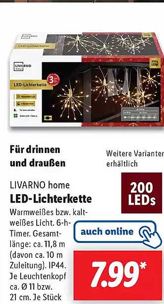 LIVARNO home LED-Lichterkette