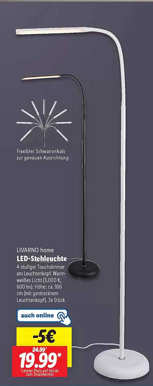 LIVARNO home LED-Stehleuchte