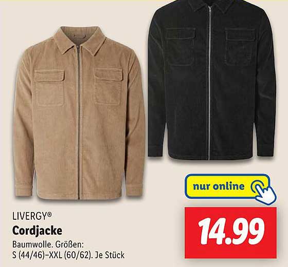 LIVERGY® Cordjacke