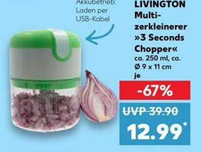 LIVINGTON Multi­zerkleinerer »3 Seconds Chopper«