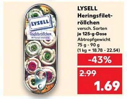 LYSELL Heringsfilet-Röllchen