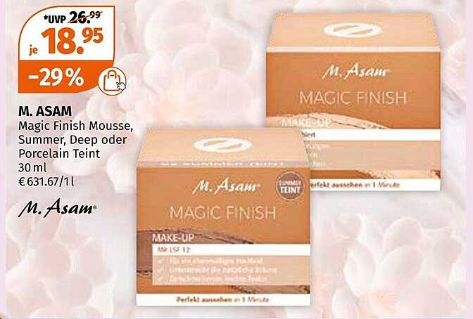 M. ASAM Magic Finish Mousse